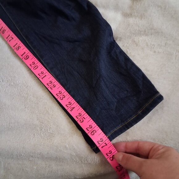 Paige Women's Size 30 Transcend Verdugo Mid Rise Ankle Skinny Dark Wash Jeans - Picture 15 of 16